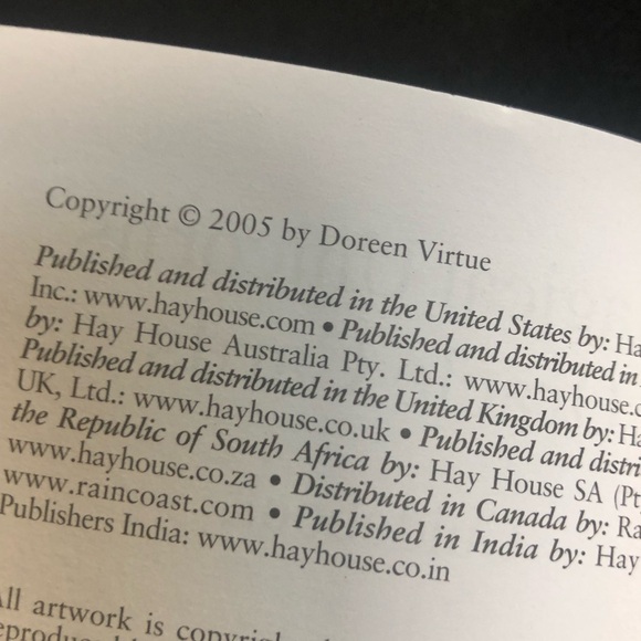 Vintage 2004/5 Doreen Virtue Magical Unicorns Oracle & Charm & Fabric Hay House - Picture 8 of 16